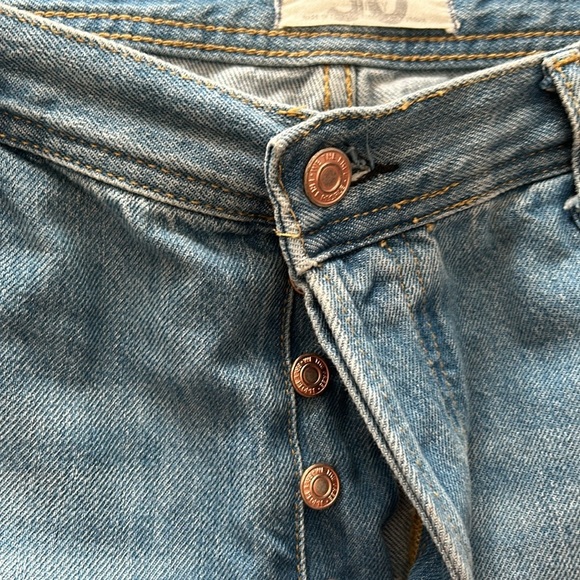 Free People We The Free Maggie Straight Jean in Light Stone Size 30 - Picture 13 of 16